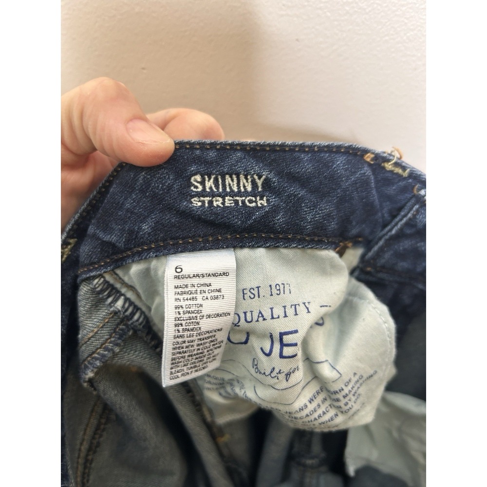 American Eagle Skinny Stretch Jegging Womens Jeans Dark Wash Size 6 - Picture 10 of 11